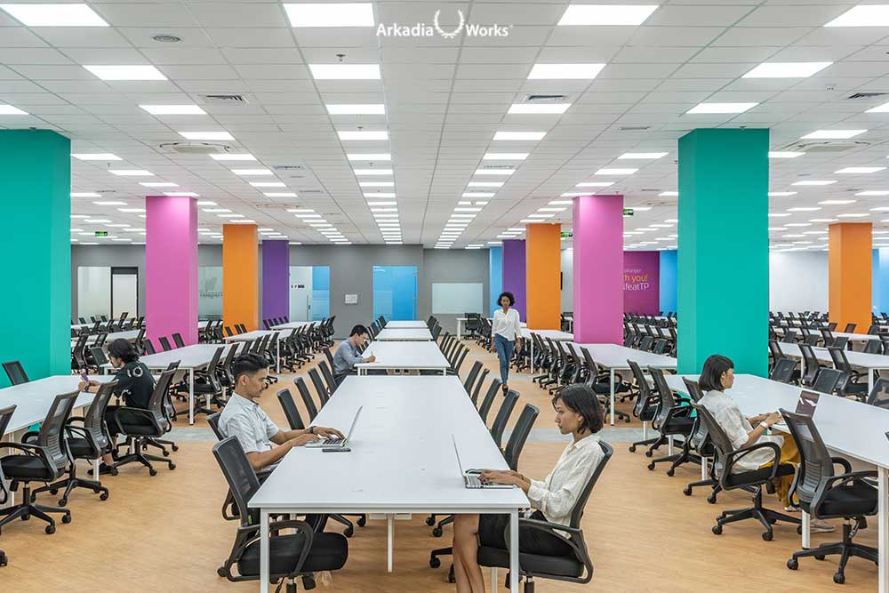 Teleperformance Interior Design Office Contractor Jakarta Architecture